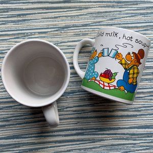 Pair of Vintage Berenstain Bear mugs - ceramic
